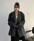 Striped Buttonless Jacket